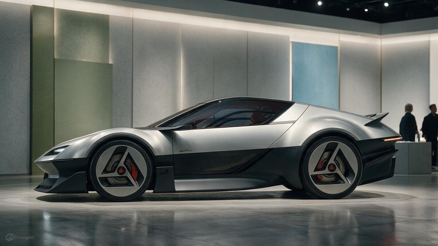 DriveAgent illustration of the Alpine A310 Vision