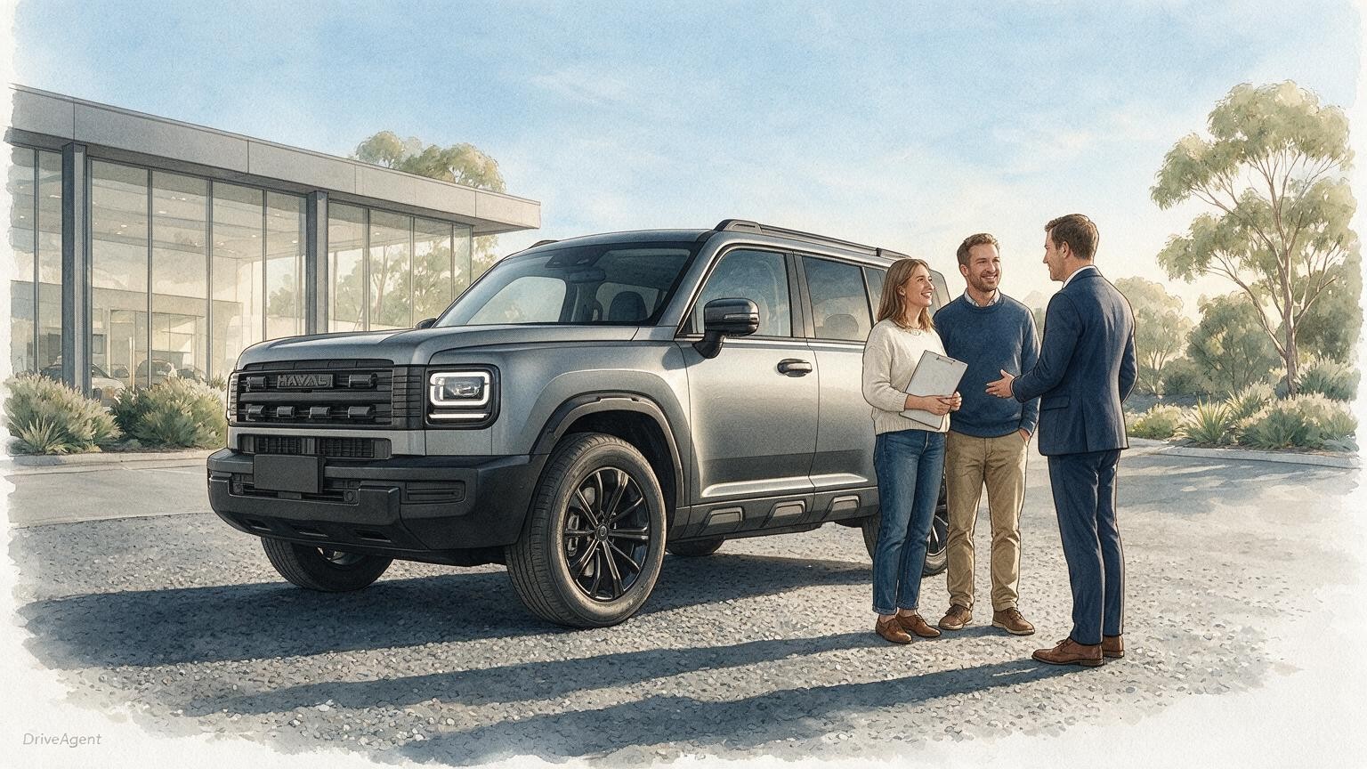 DriveAgent illustration of the GWM Haval H7