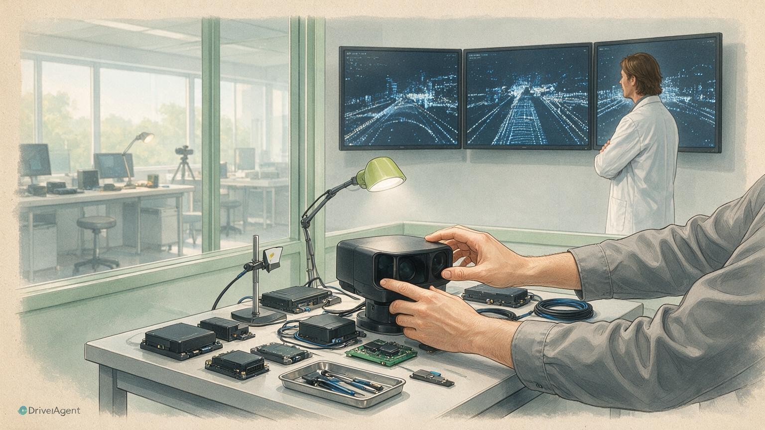 Concept illustration for: Wayve, Stellantis and Nvidia partner with French government on autonomous vehicle deployment