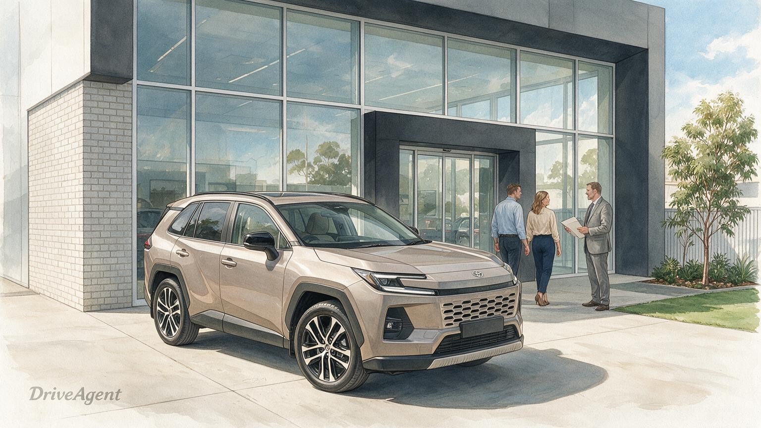 DriveAgent illustration of the Toyota RAV4