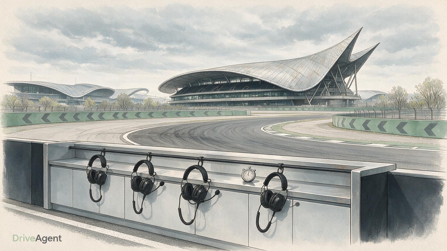 Concept illustration for: Antonelli takes maiden F1 victory in Chinese Grand Prix as Russell wins Shanghai Sprint