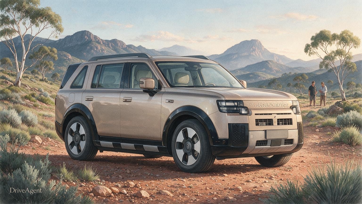 DriveAgent illustration of the Freelander 8