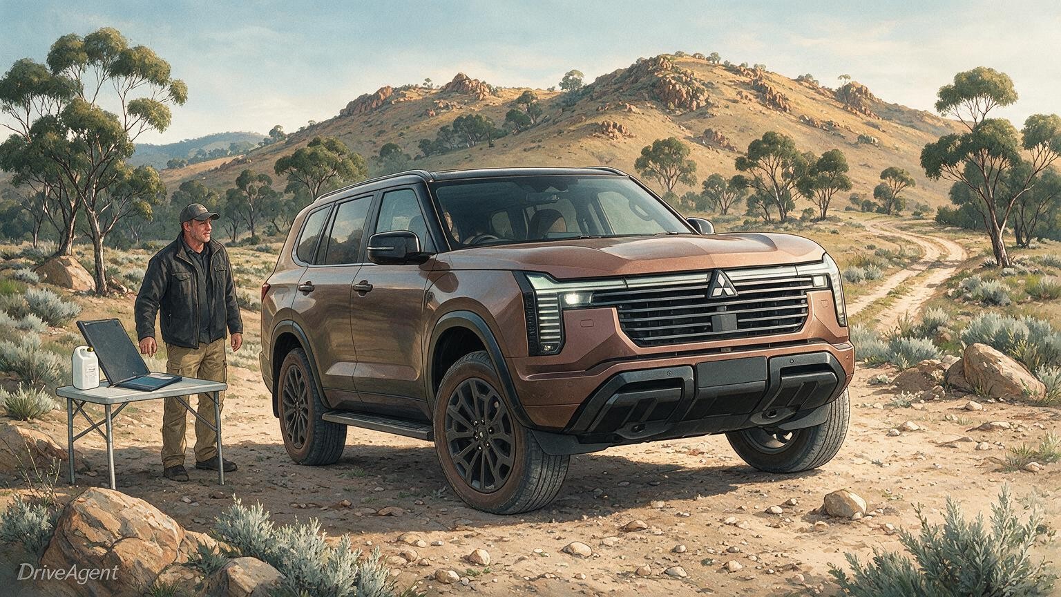DriveAgent illustration of the Mitsubishi Pajero