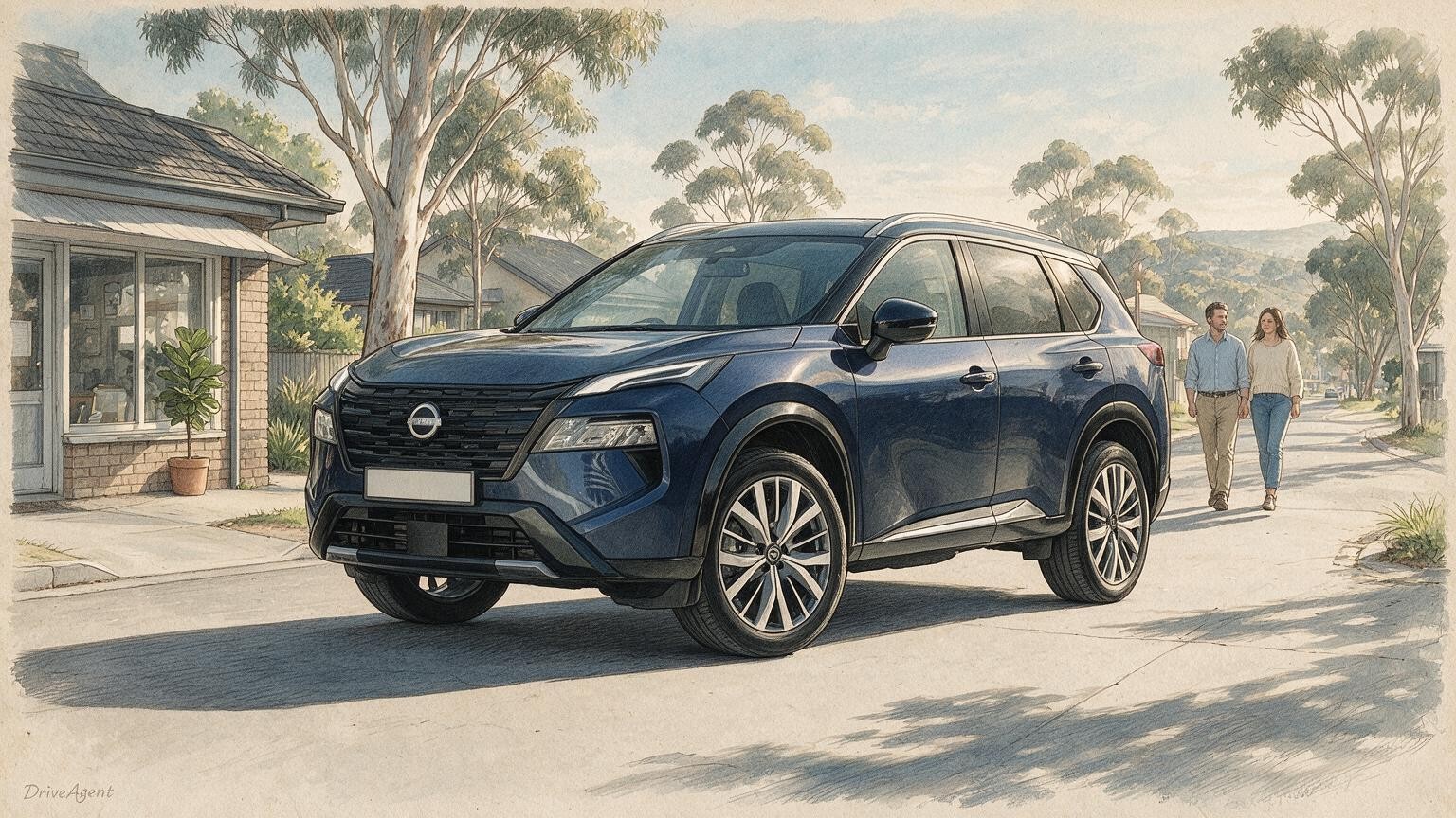 DriveAgent illustration of the Nissan e-Power X-Trail