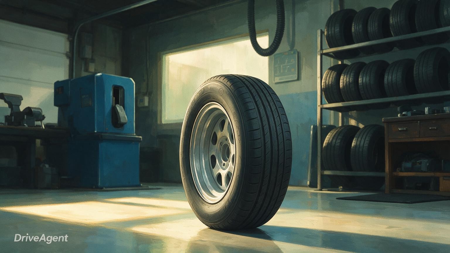 Concept illustration for: Higher-profile tyres on smaller wheels: what Australian guides say about sidewalls, comfort and cost