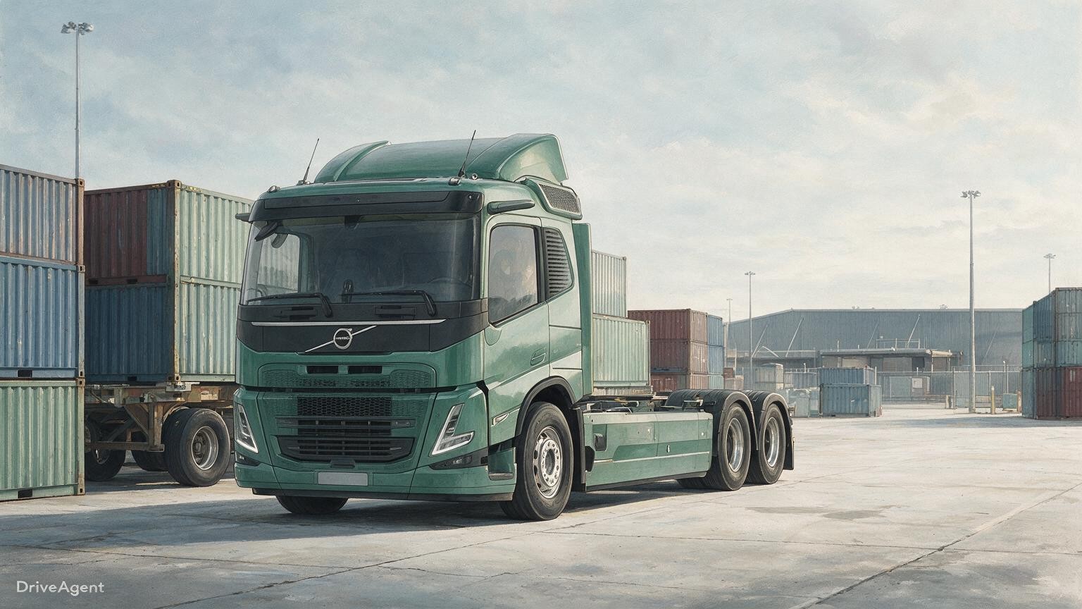 DriveAgent illustration of the Volvo FM Electric