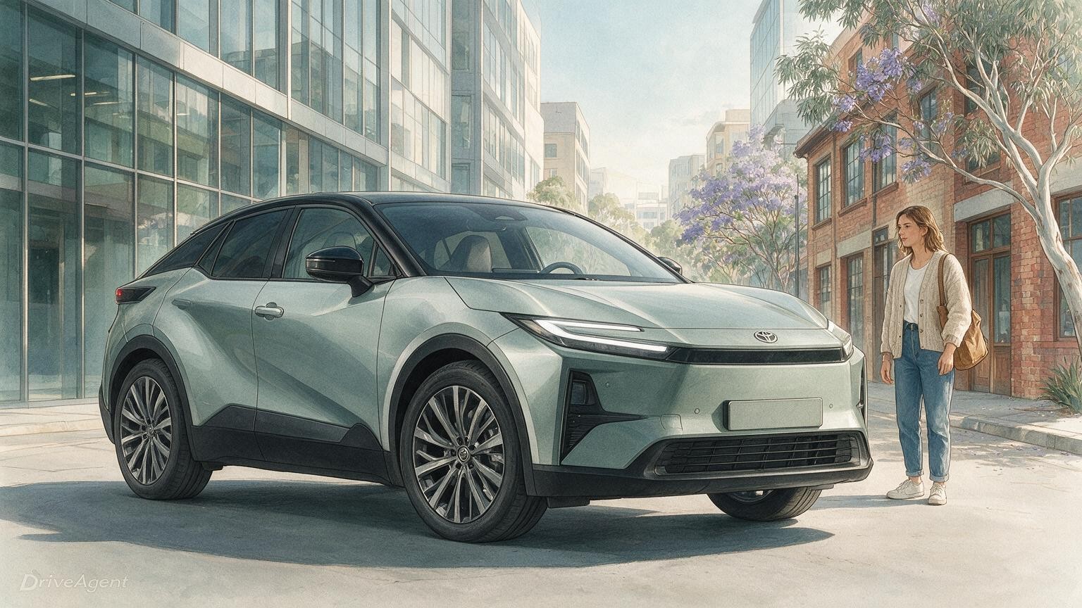 DriveAgent illustration of the Toyota C-HR