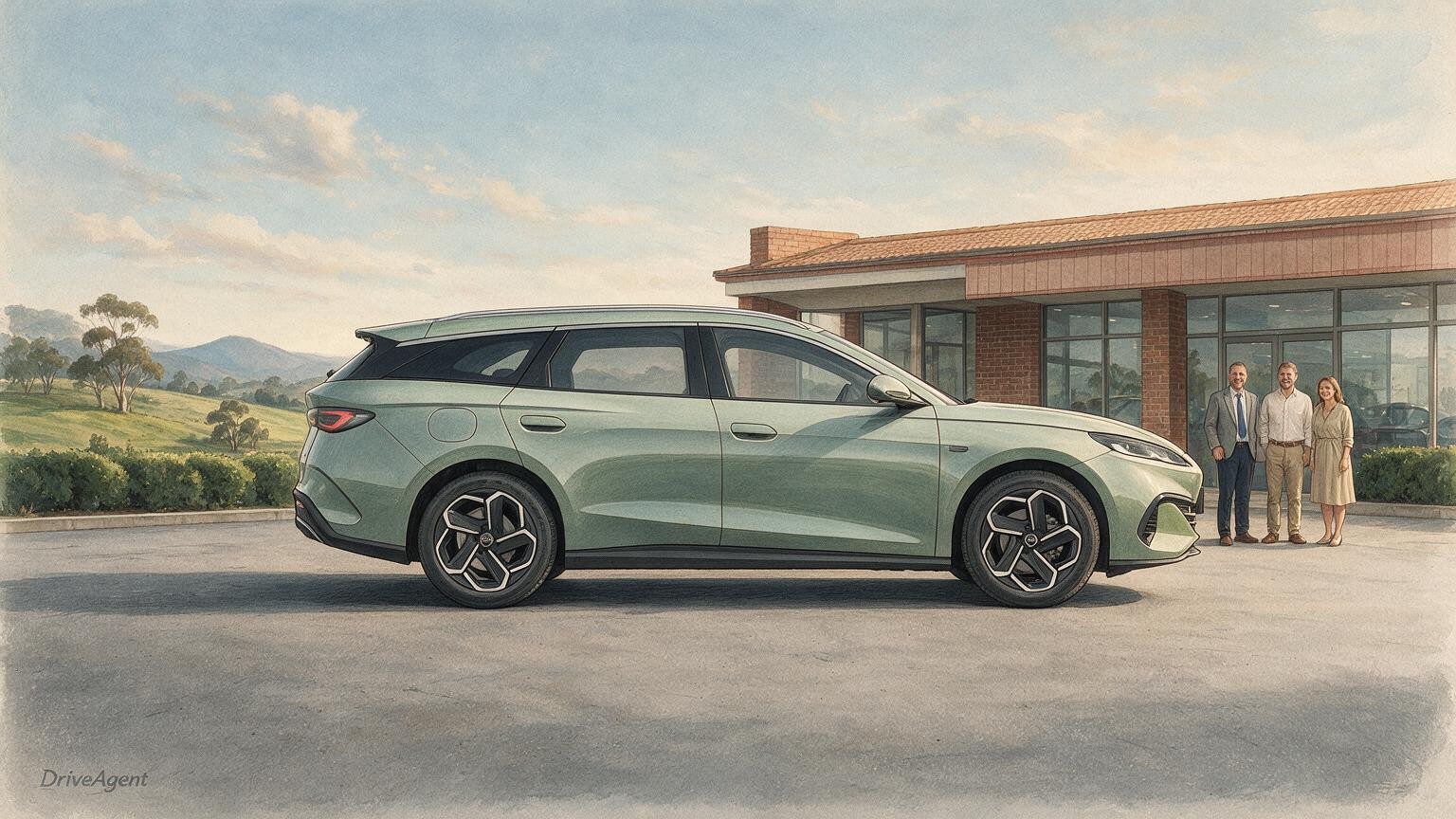 DriveAgent illustration of the BYD Seal 6 Touring