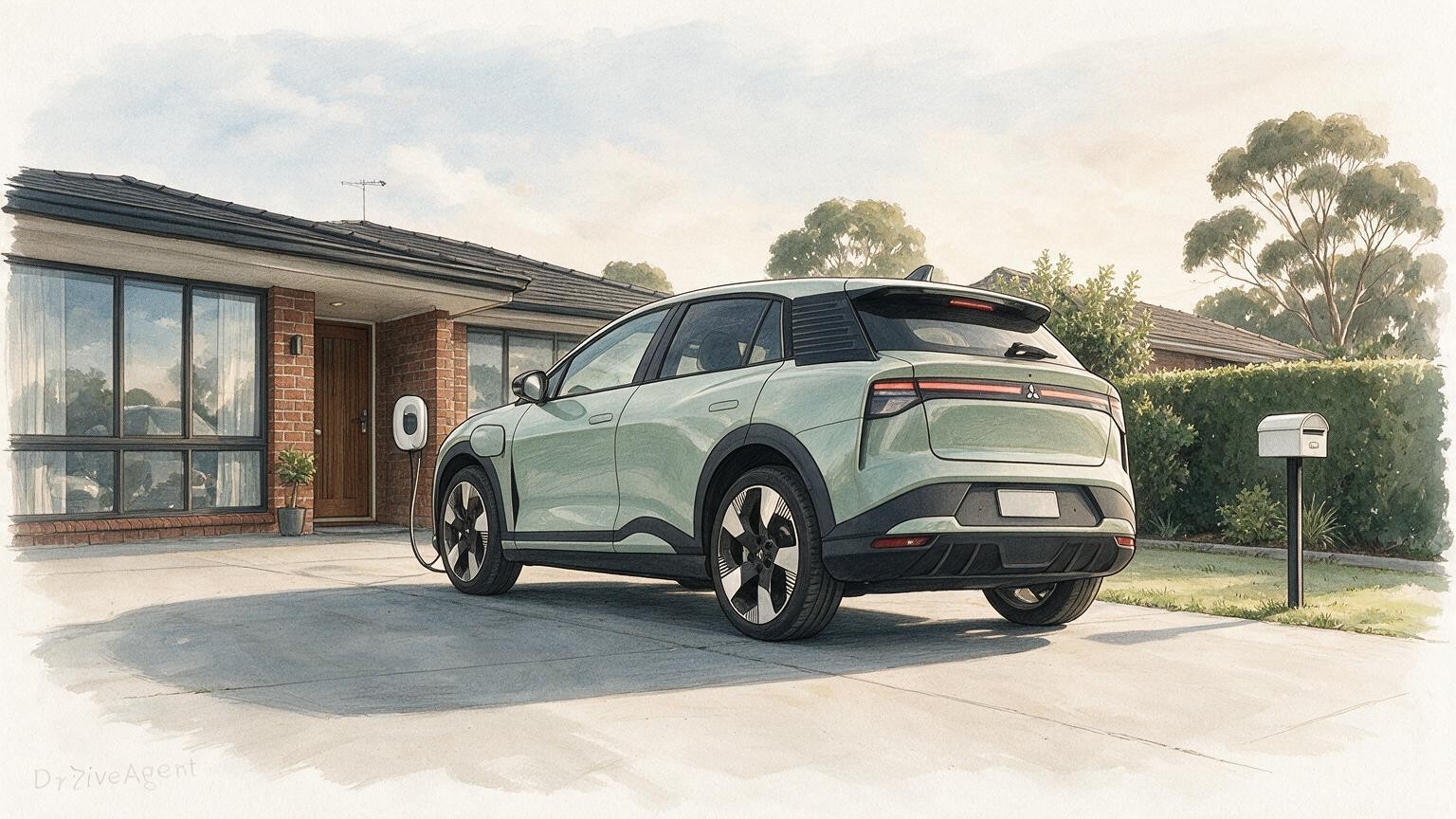 DriveAgent illustration of the Mitsubishi ASX VR-e