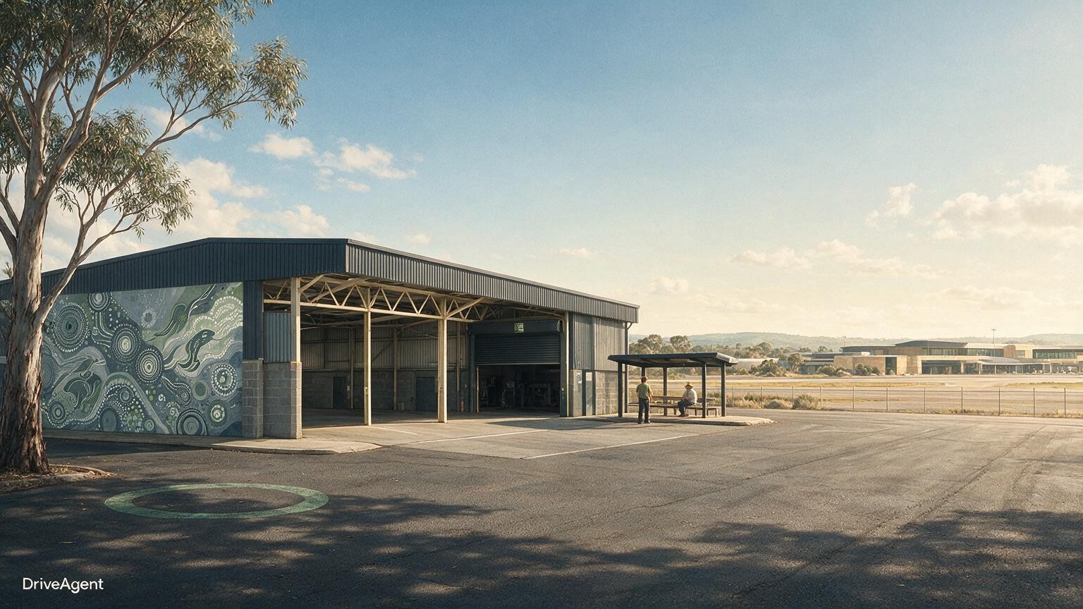 Concept illustration for: Sydney Airport starts rollout of 50 electric buses