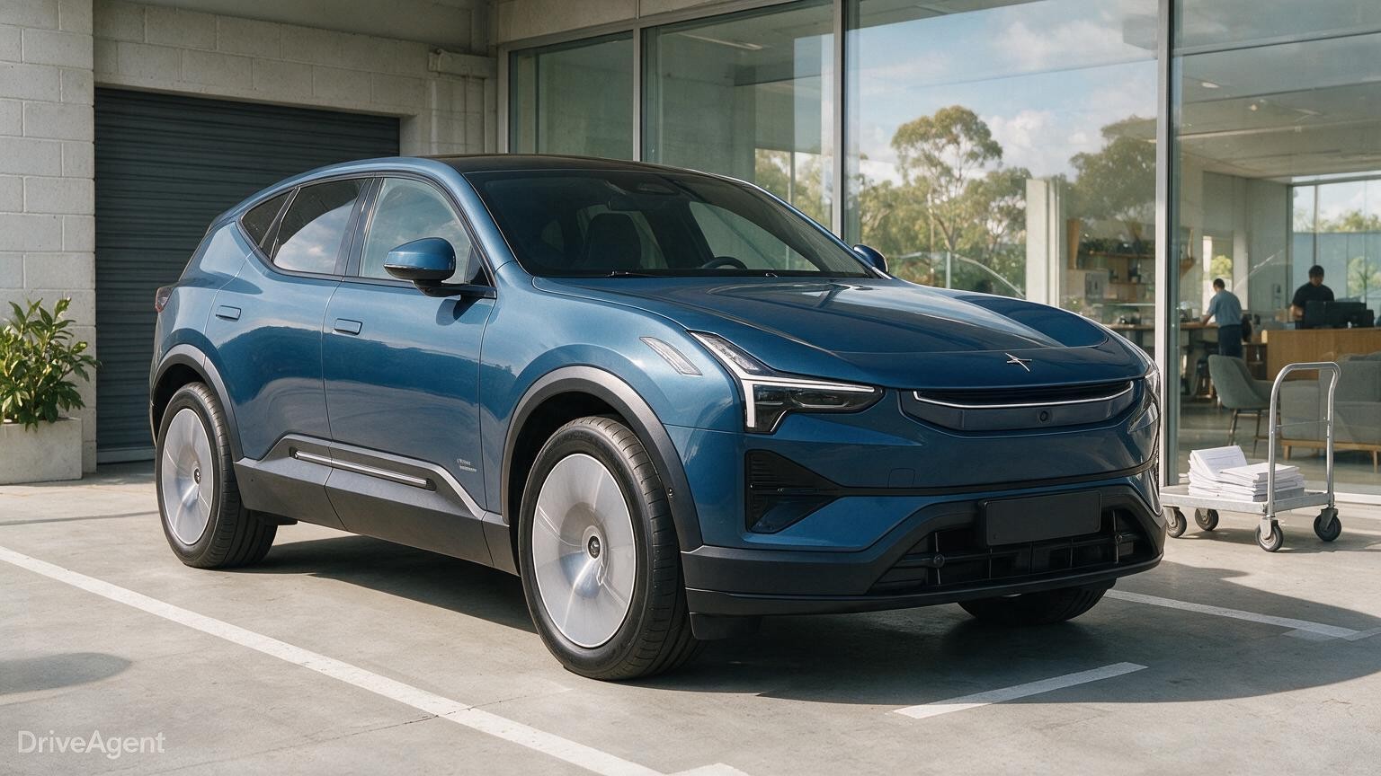 DriveAgent illustration of the Polestar 3