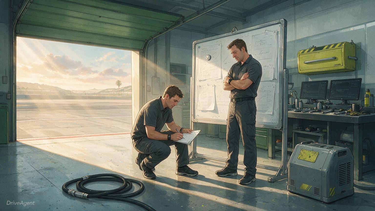 Concept illustration for: Kostecki and Hazelwood win 2026 Bathurst 1000 after Team 18 fuel heartbreak