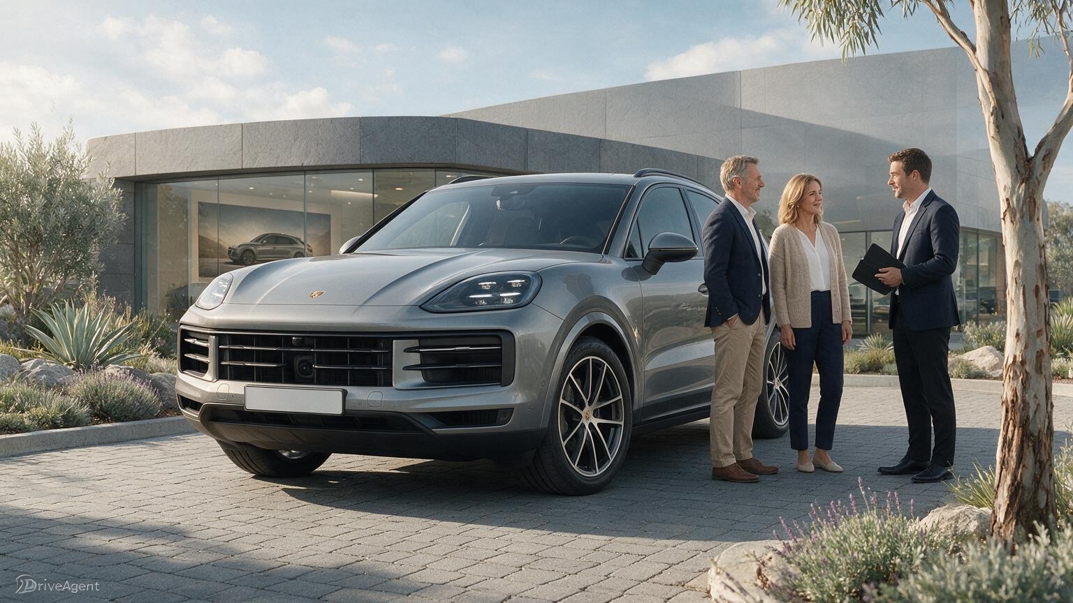 DriveAgent illustration of the Porsche Cayenne Electric