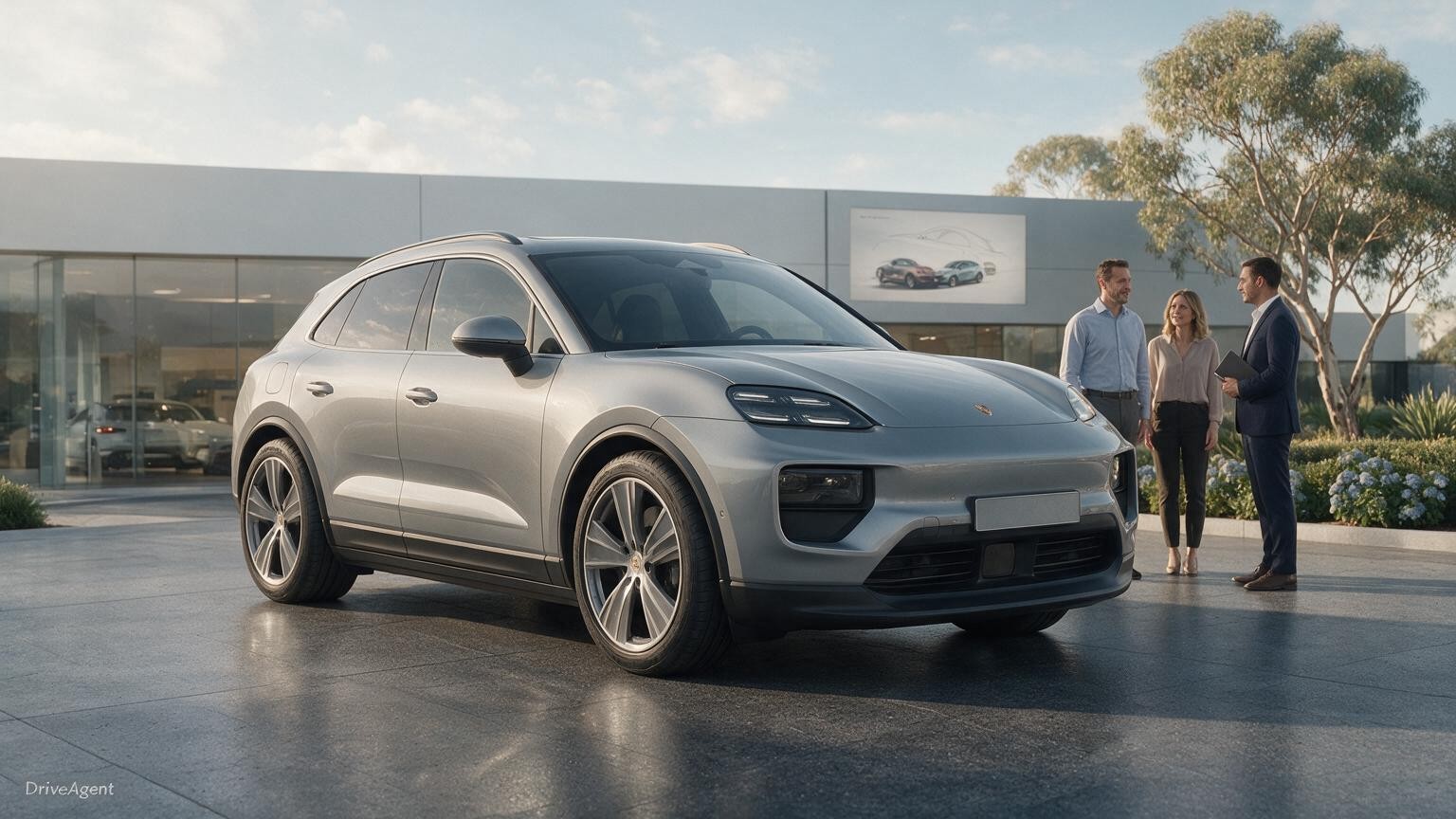 DriveAgent illustration of the Porsche Cayenne Electric