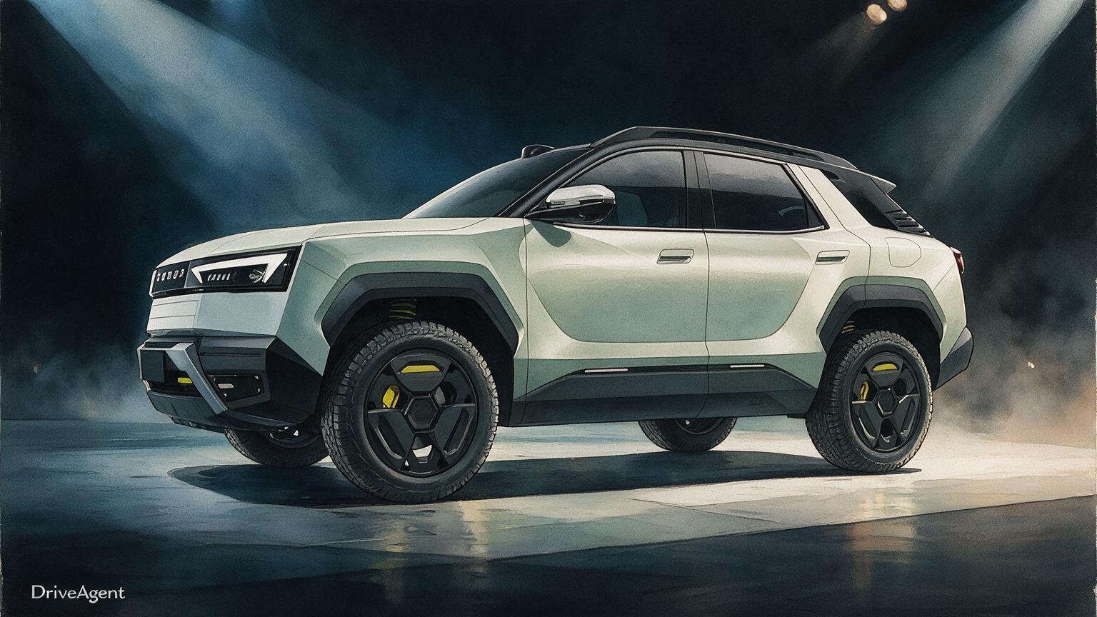 DriveAgent illustration of the Omoda X