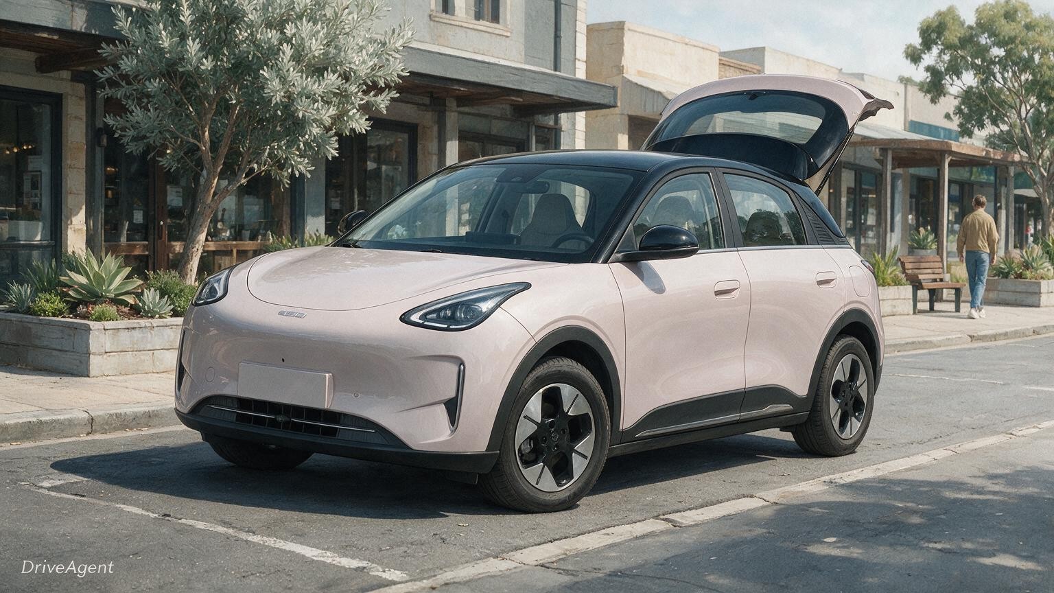 DriveAgent illustration of the Geely EX2