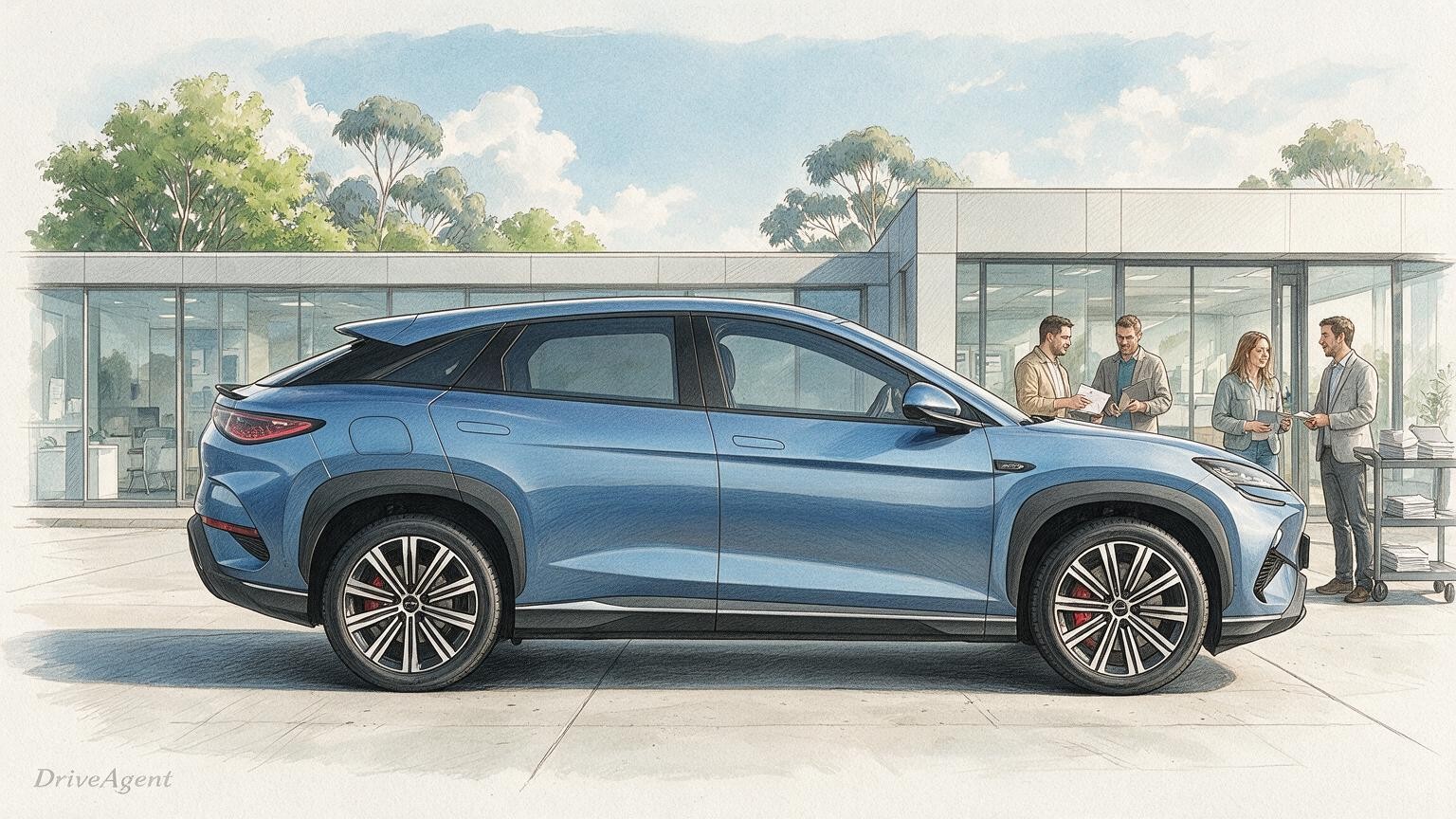 DriveAgent illustration of the BYD Sealion 7