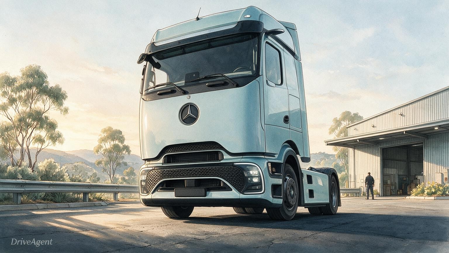 DriveAgent illustration of the Mercedes-Benz Actros ProCabin