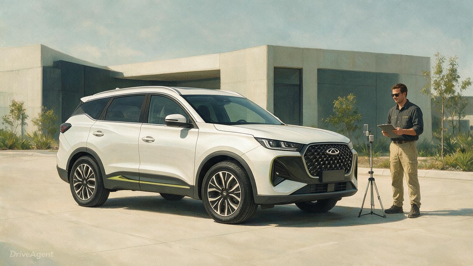 DriveAgent illustration of the Chery Tiggo 7