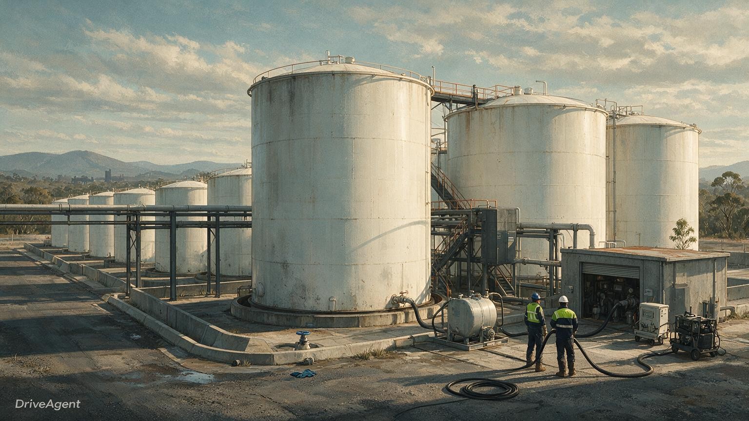 Concept illustration for: G7 nations agree to release 100 million barrels of oil, with diesel front-loaded, as fuel prices hit records