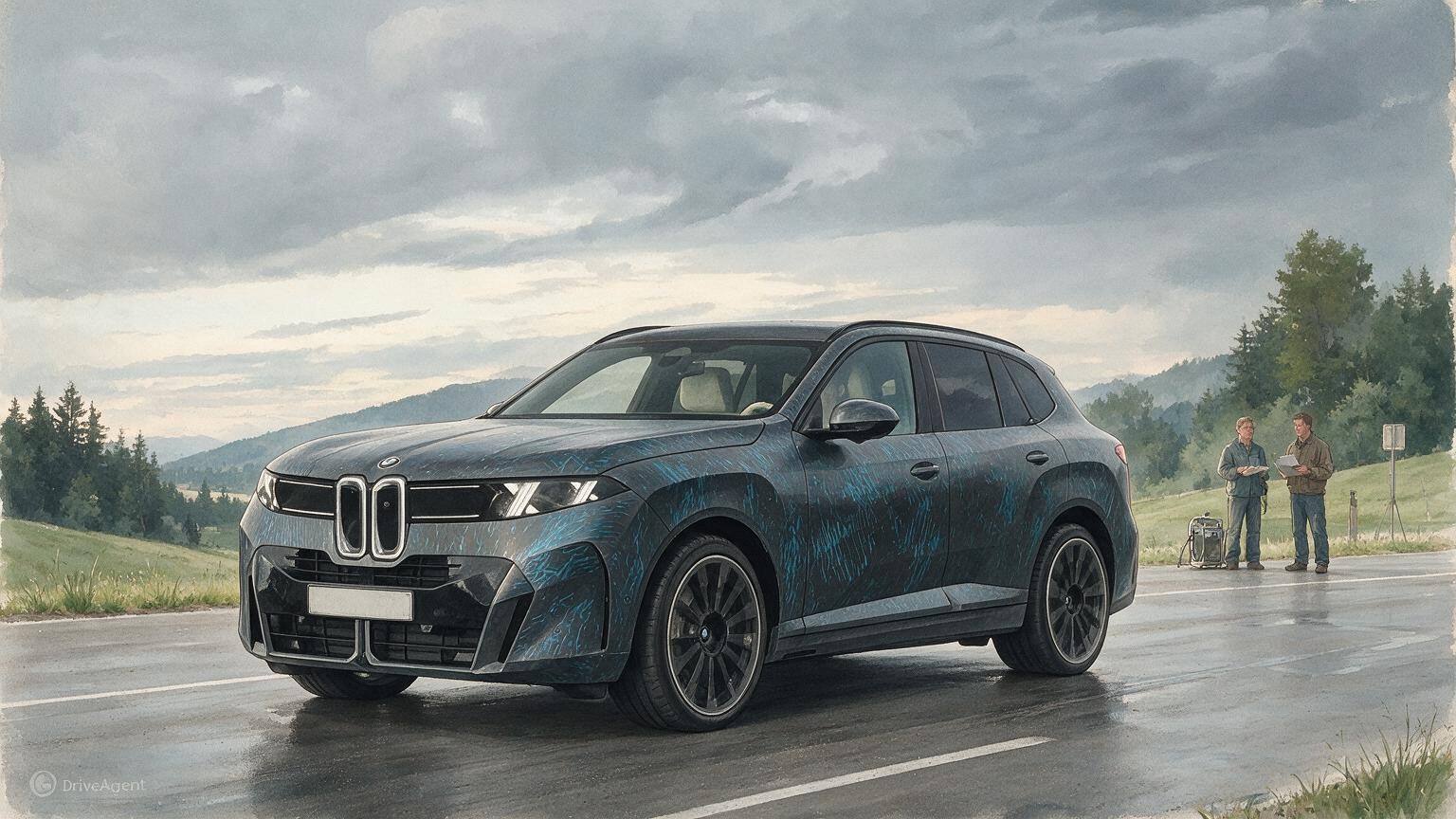 DriveAgent illustration of the BMW iX5 Hydrogen