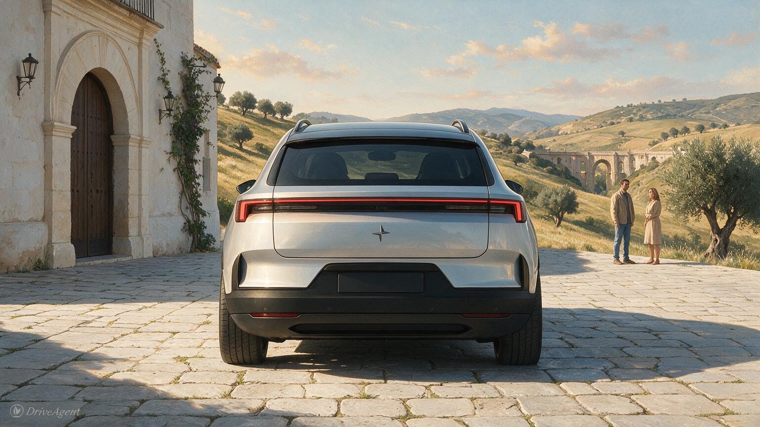 DriveAgent illustration of the Polestar 4