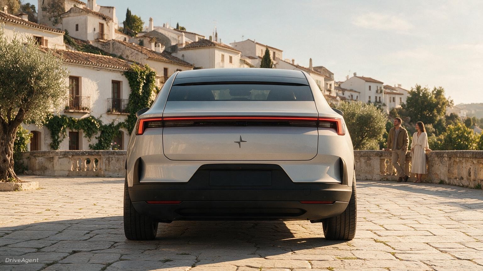 DriveAgent illustration of the Polestar 4