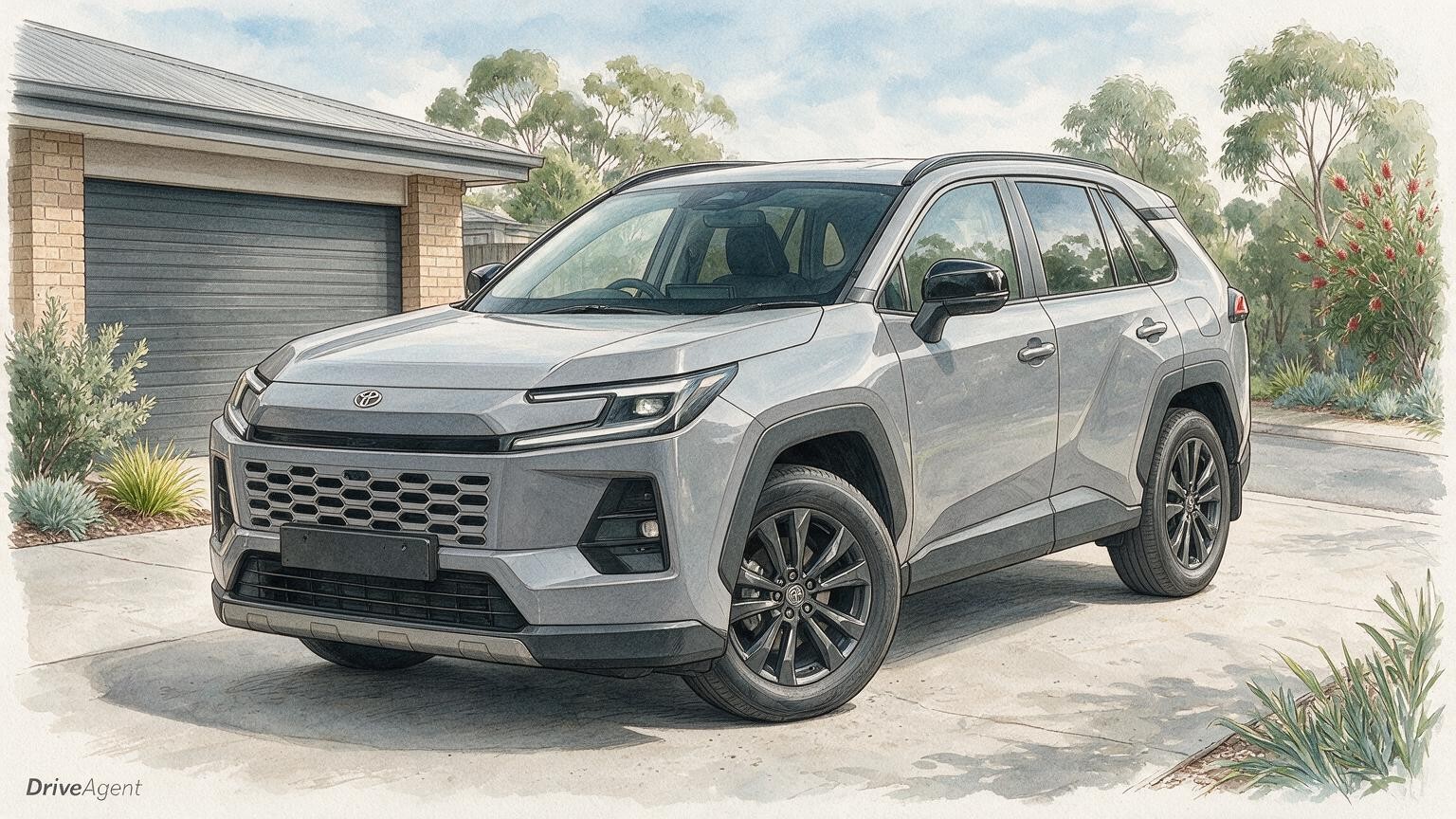 DriveAgent illustration of the Toyota RAV4 GXL AWD