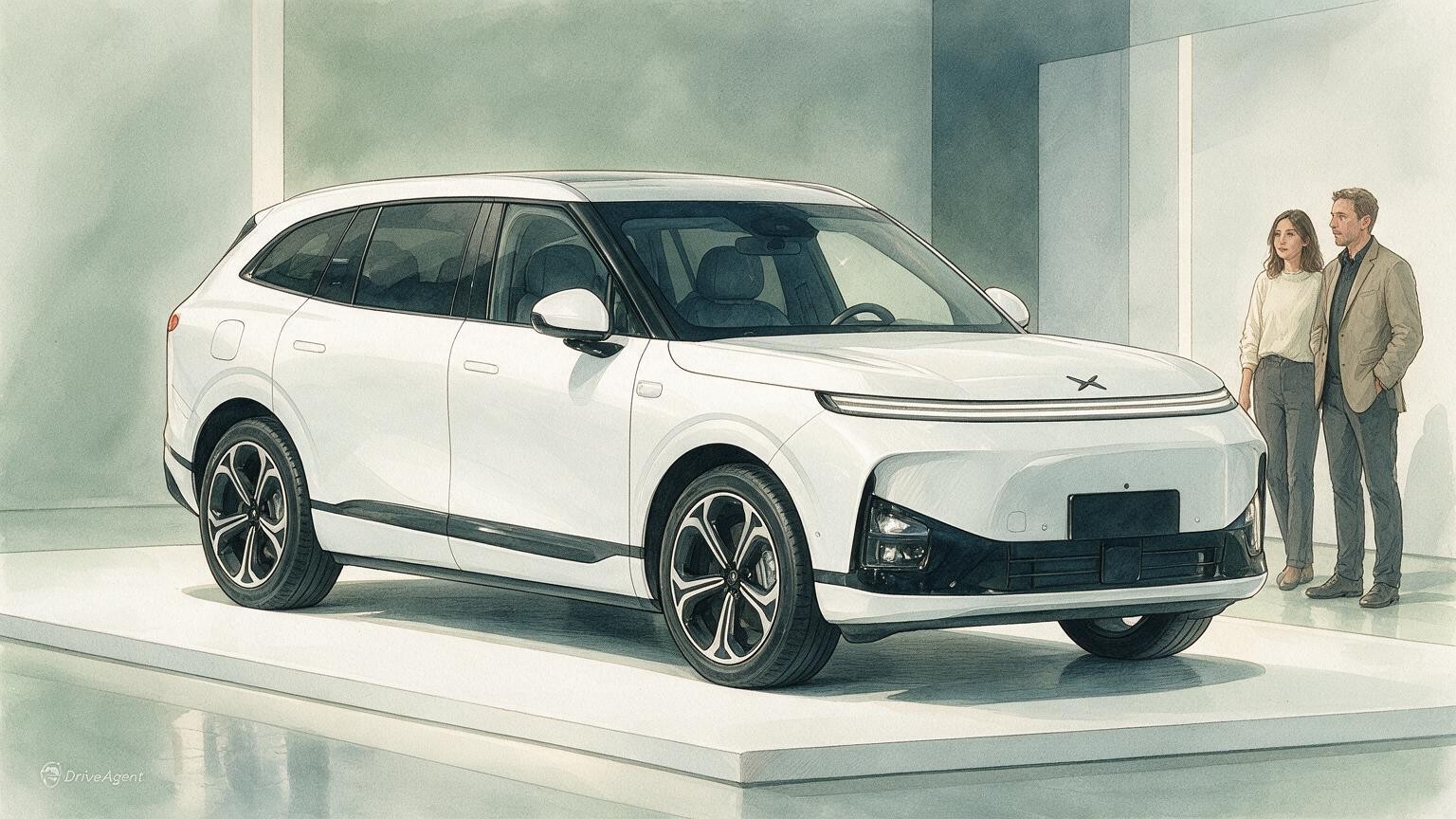 DriveAgent illustration of the Xpeng G9L
