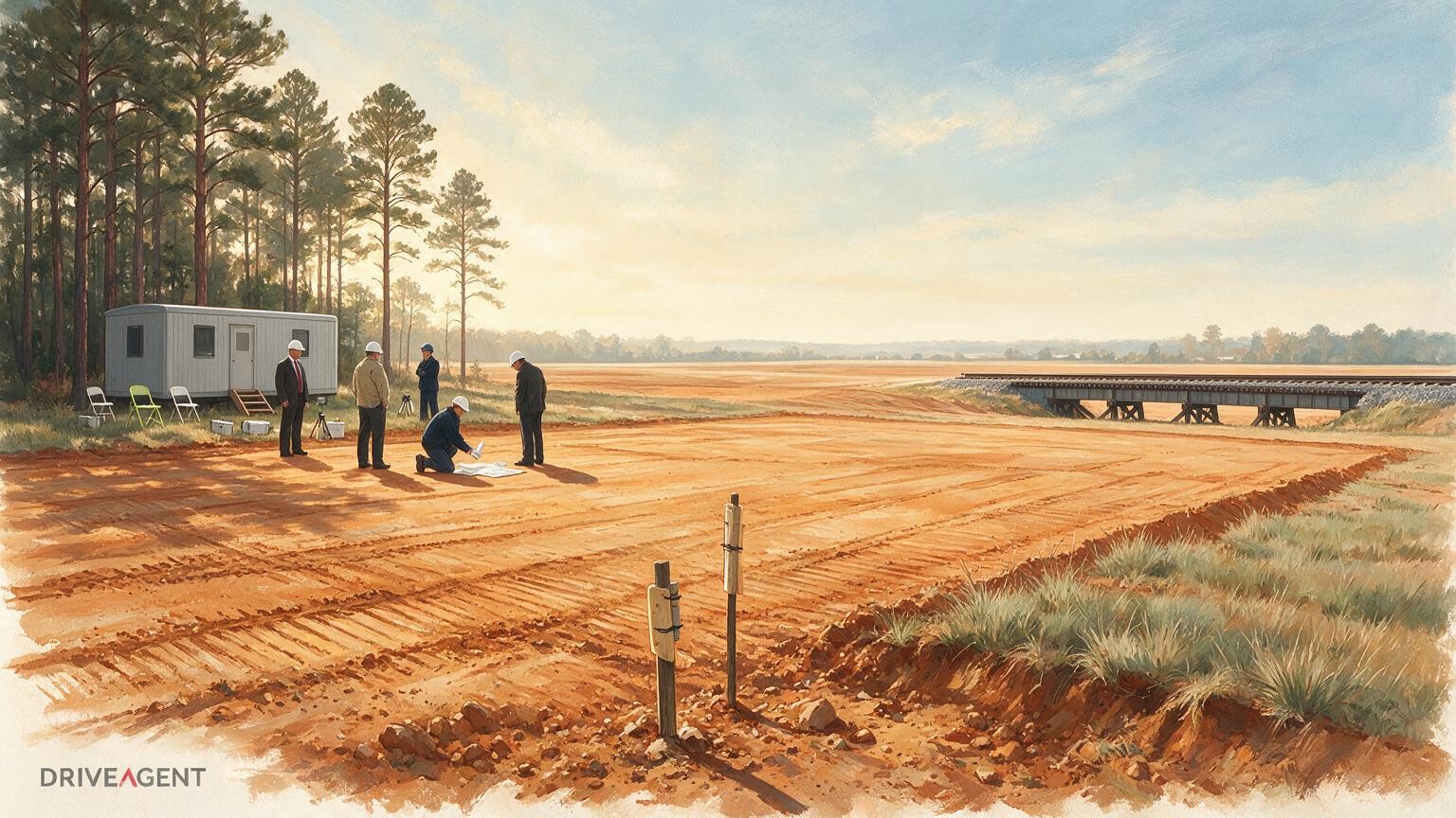 Concept illustration for: Audi plans first US factory at Middle Georgia Megasite with US$4 billion investment and 4,500 jobs