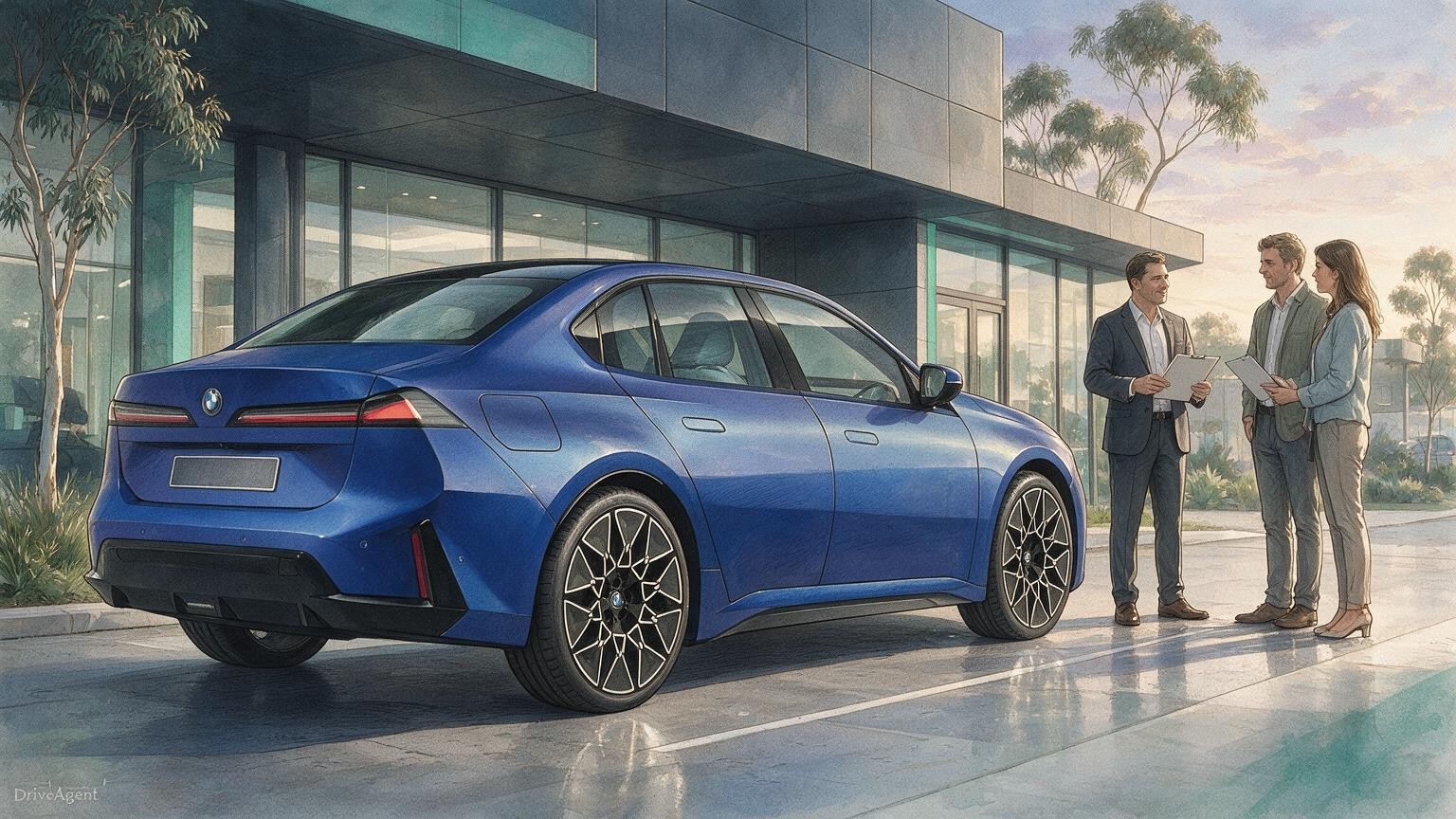 DriveAgent illustration of the BMW i3