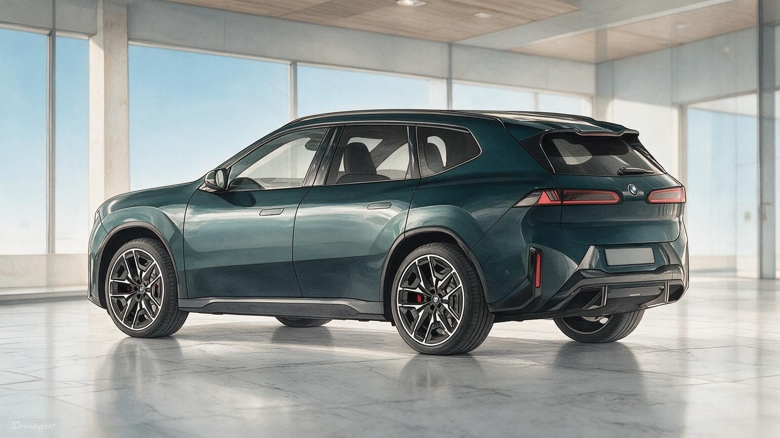 DriveAgent illustration of the BMW iX3 M60 xDrive