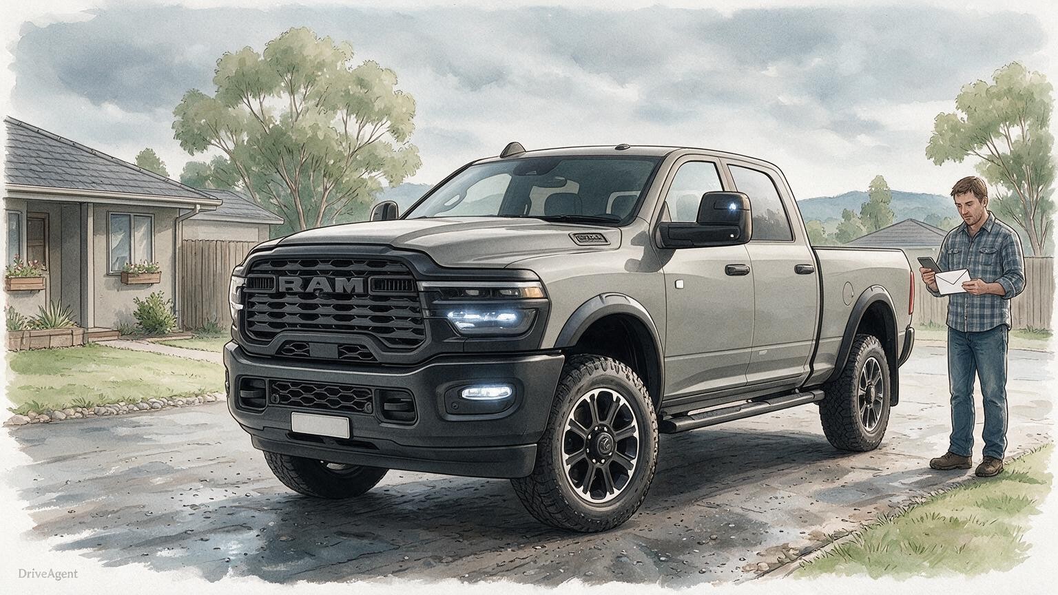 DriveAgent illustration of the Ram 2500