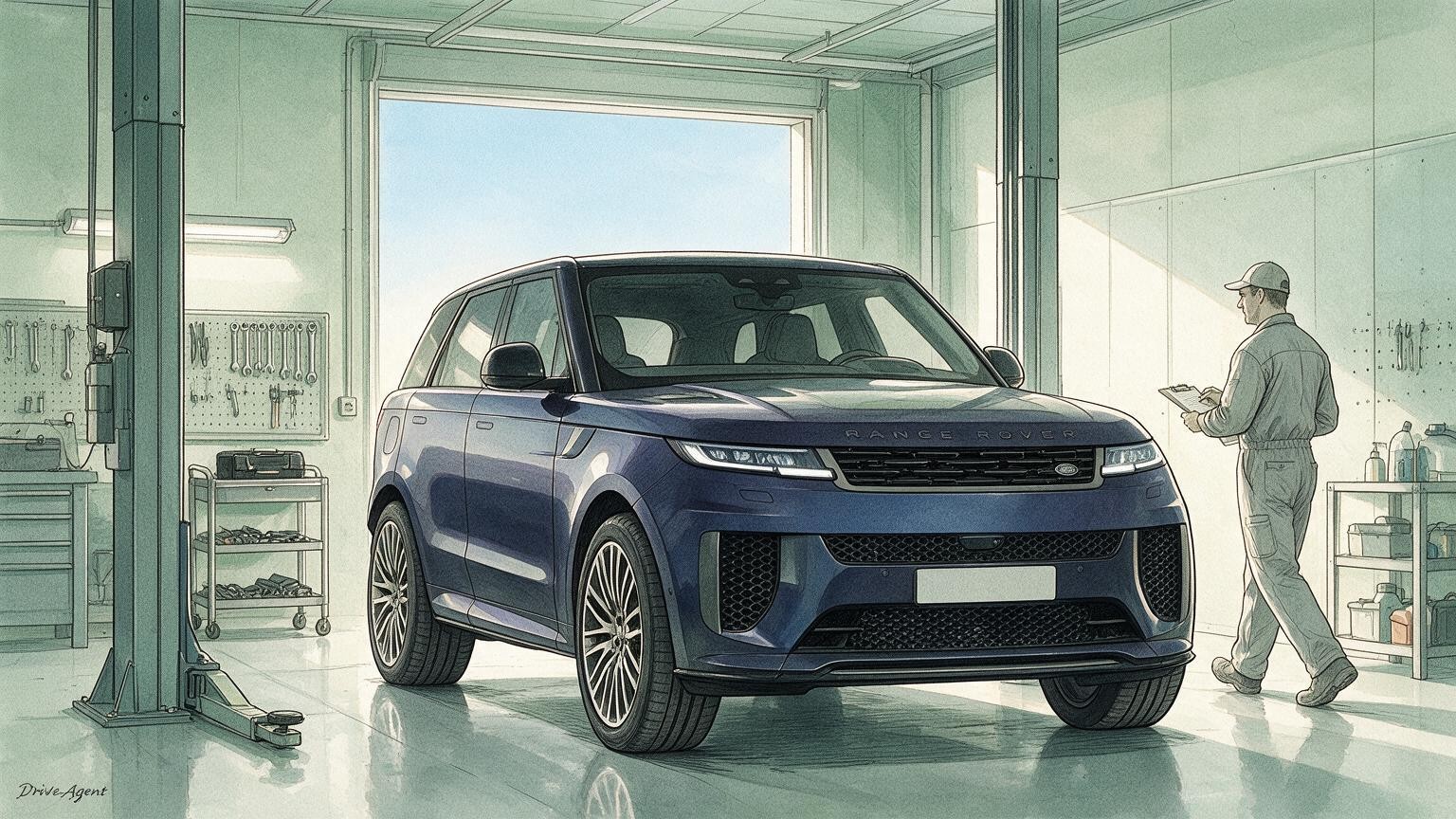 DriveAgent illustration of the Range Rover Sport SV
