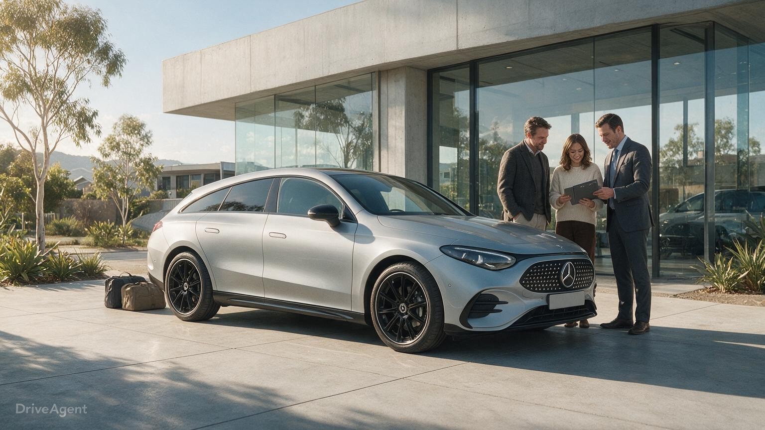 DriveAgent illustration of the Mercedes-Benz CLA Shooting Brake