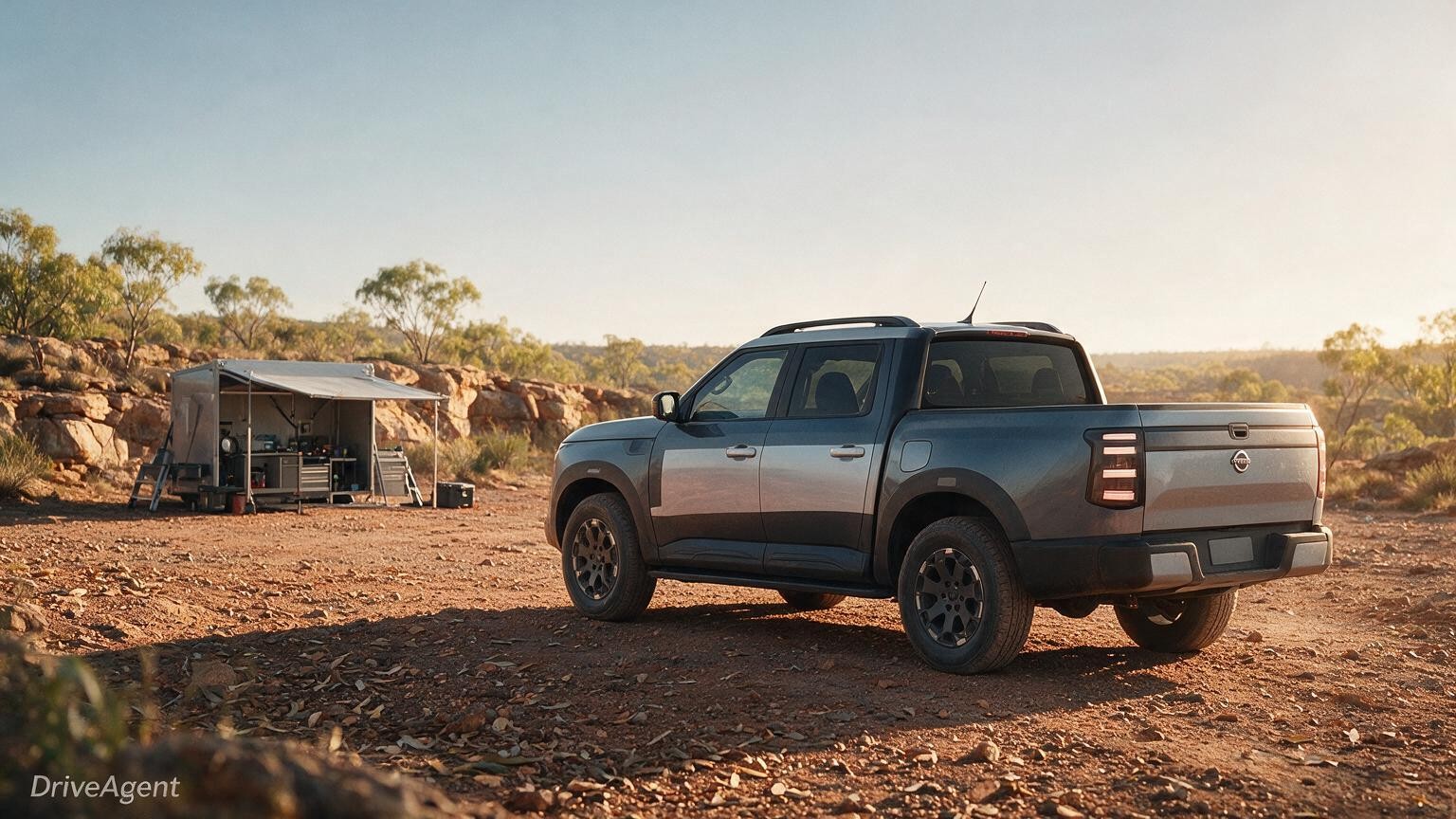 DriveAgent illustration of the Nissan Navara Pro PHEV