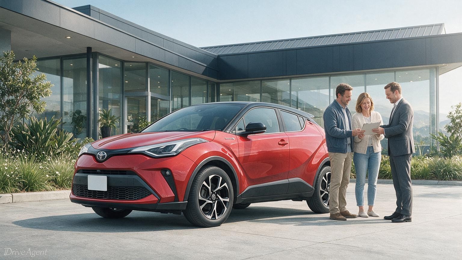 DriveAgent illustration of the Toyota C-HR