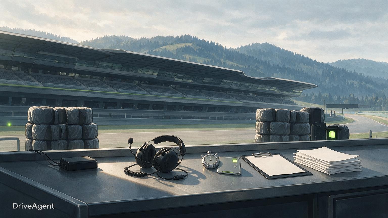 Concept illustration for: George Russell wins 2026 Austrian Grand Prix from pole as Antonelli's championship lead cut to 40 points