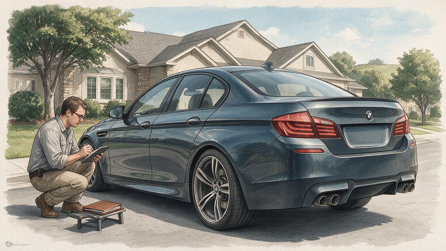 DriveAgent illustration of the BMW M5