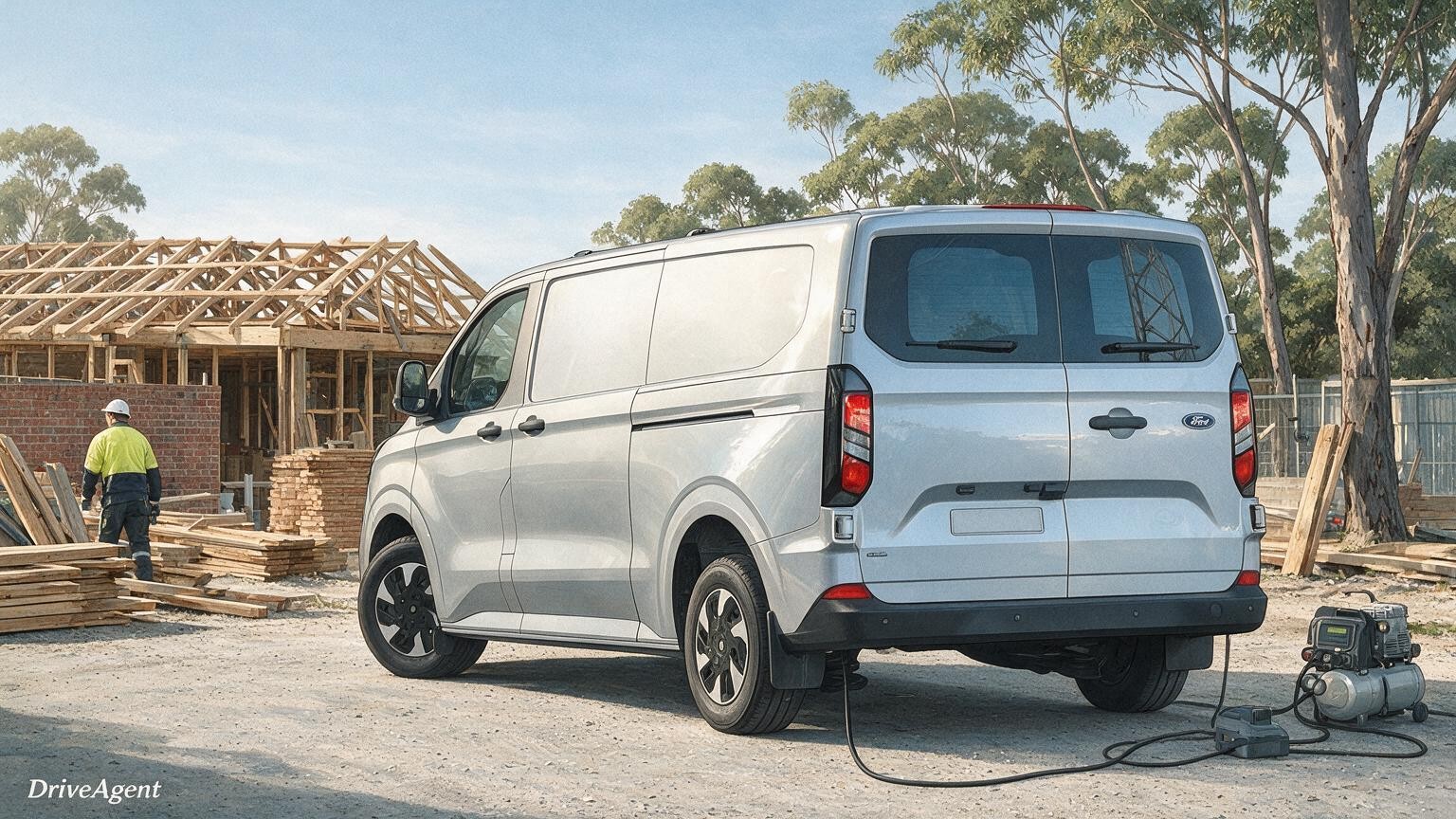 DriveAgent illustration of the Ford Transit Custom PHEV