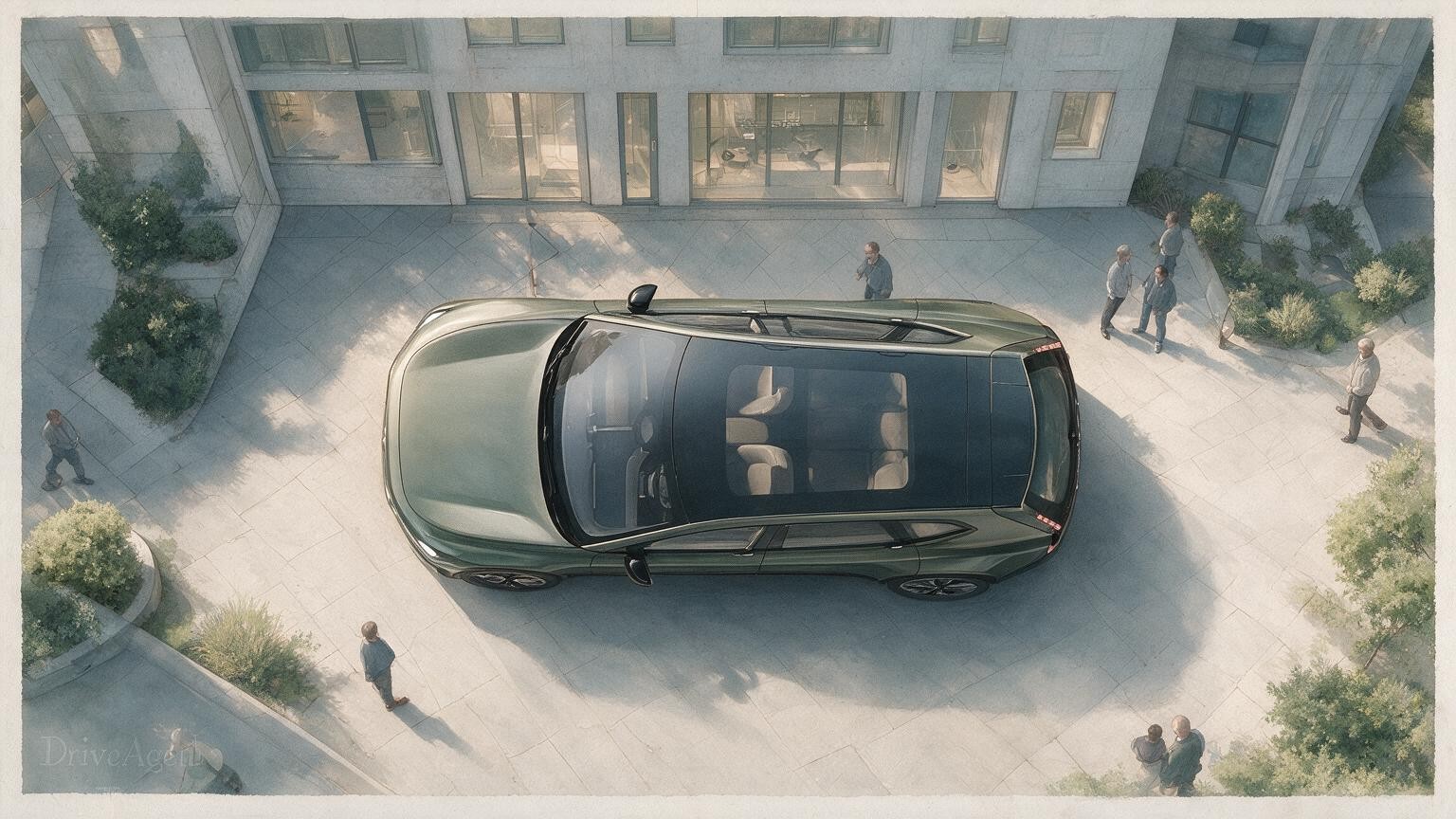 DriveAgent illustration of the Volvo EX60