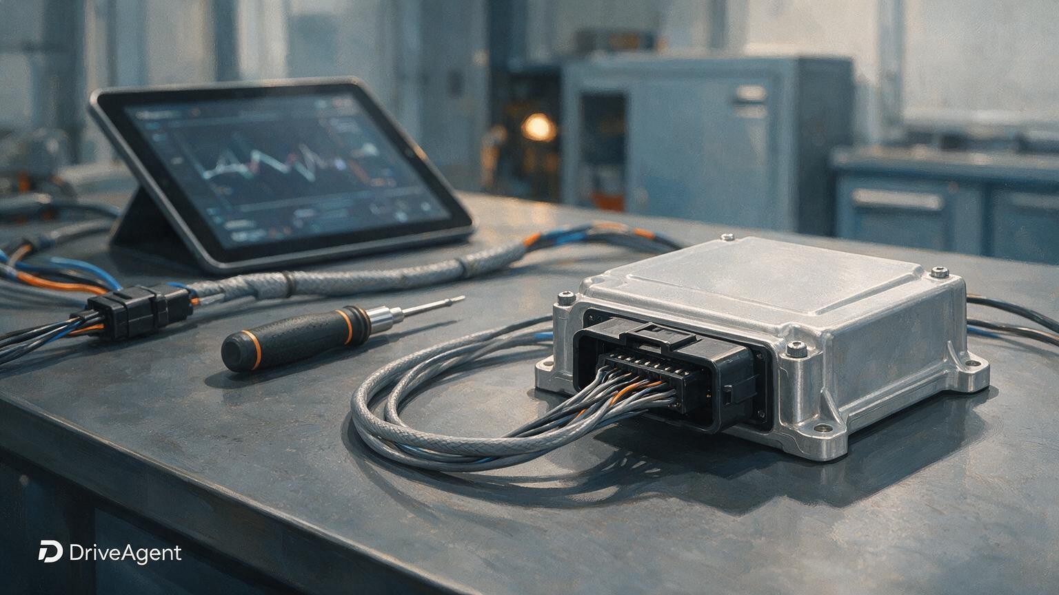 Concept illustration for: BorgWarner lands engine control module contract for unnamed OEM's combustion pick-up platform