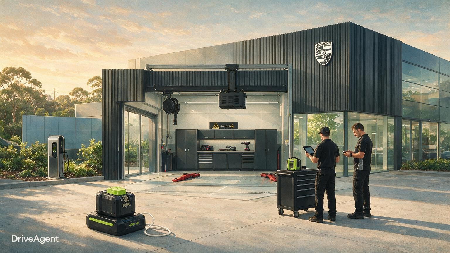 Concept illustration for: Porsche opens Australian orders for Cayenne Electric