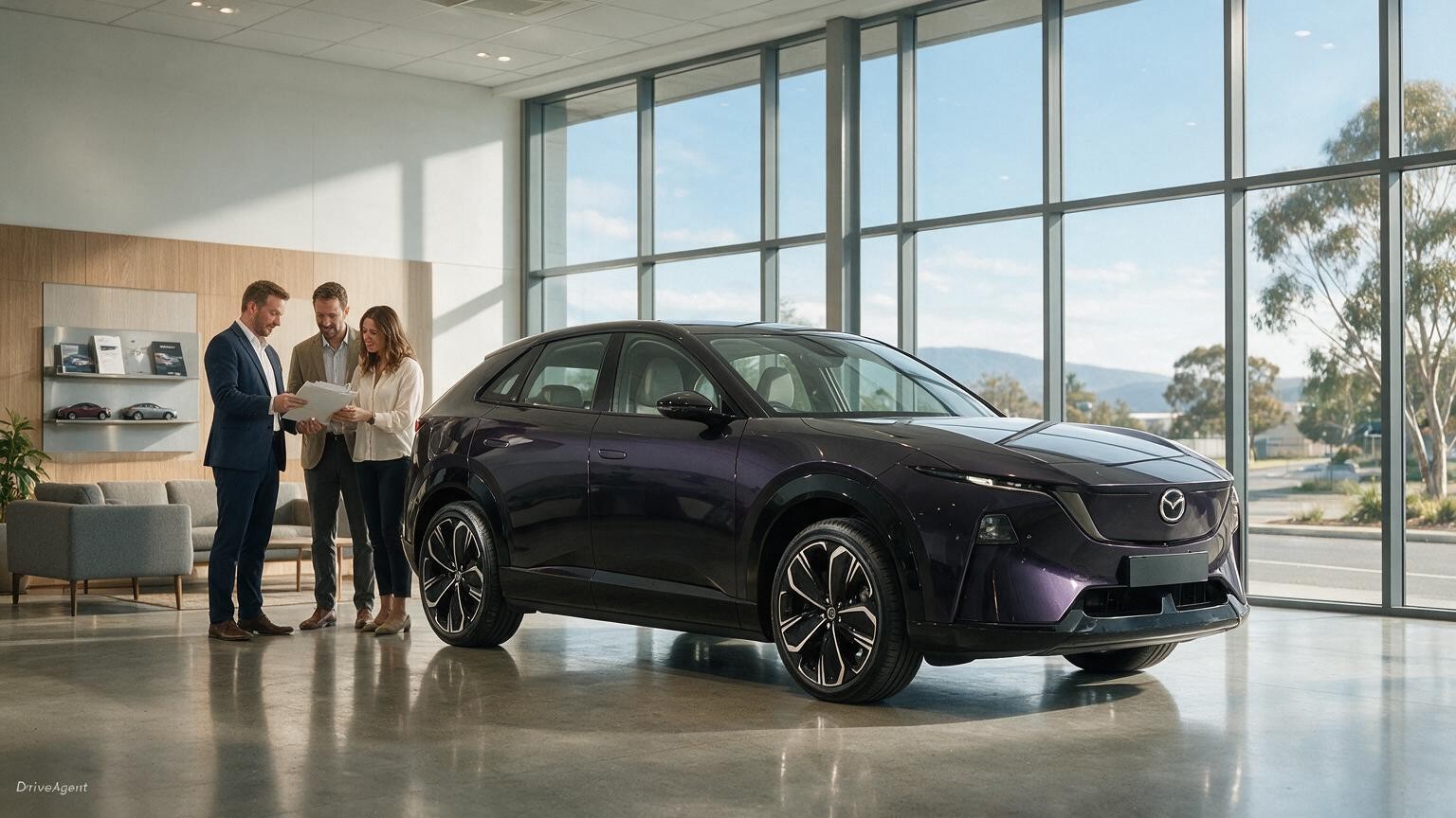 DriveAgent illustration of the Mazda CX-6e