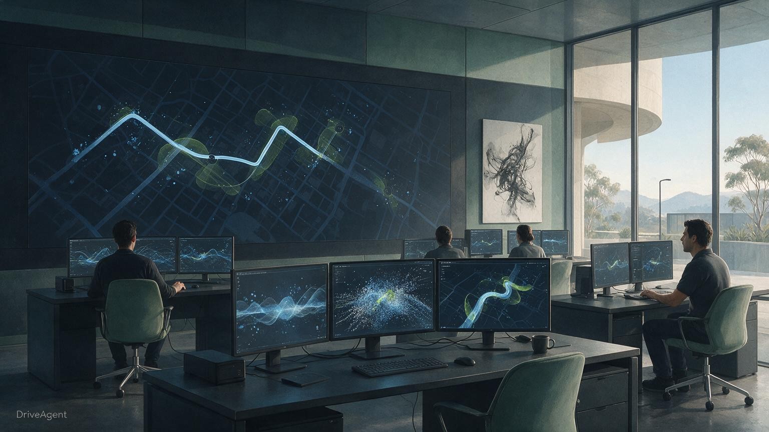 Concept illustration for: Mercedes-Benz and NVIDIA extend strategic partnership to develop next-generation automated driving systems