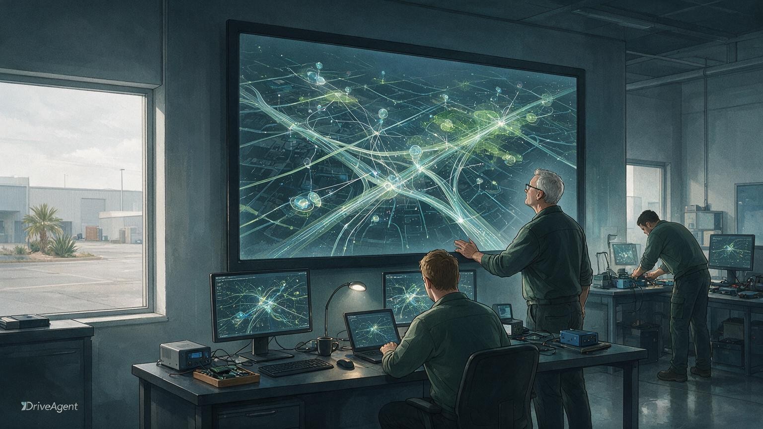 Concept illustration for: Mercedes-Benz and NVIDIA extend strategic partnership to develop next-generation automated driving systems