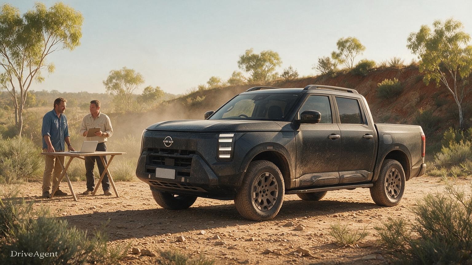 DriveAgent illustration of the Nissan Navara Pro PHEV