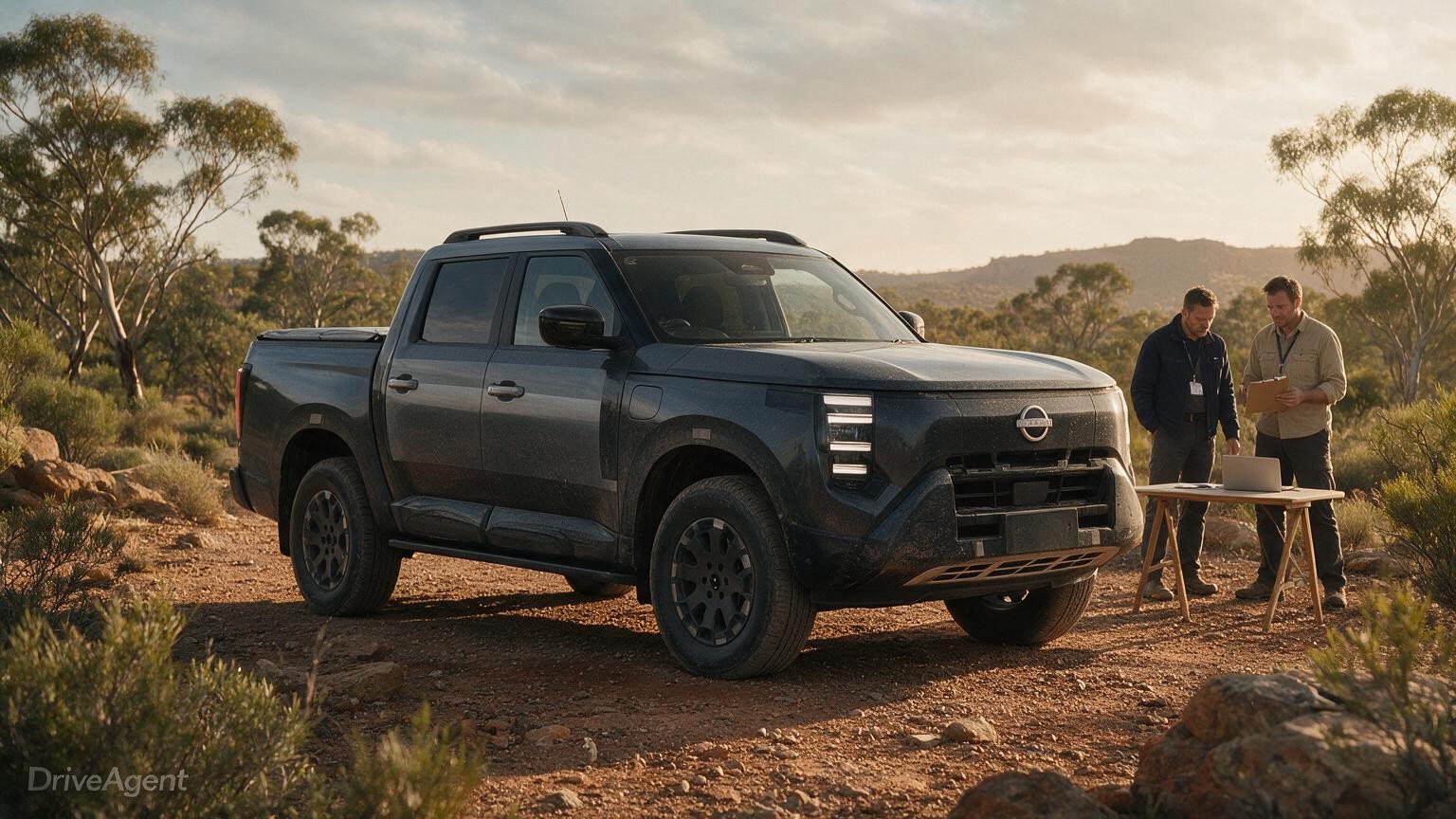 DriveAgent illustration of the Nissan Navara Pro PHEV