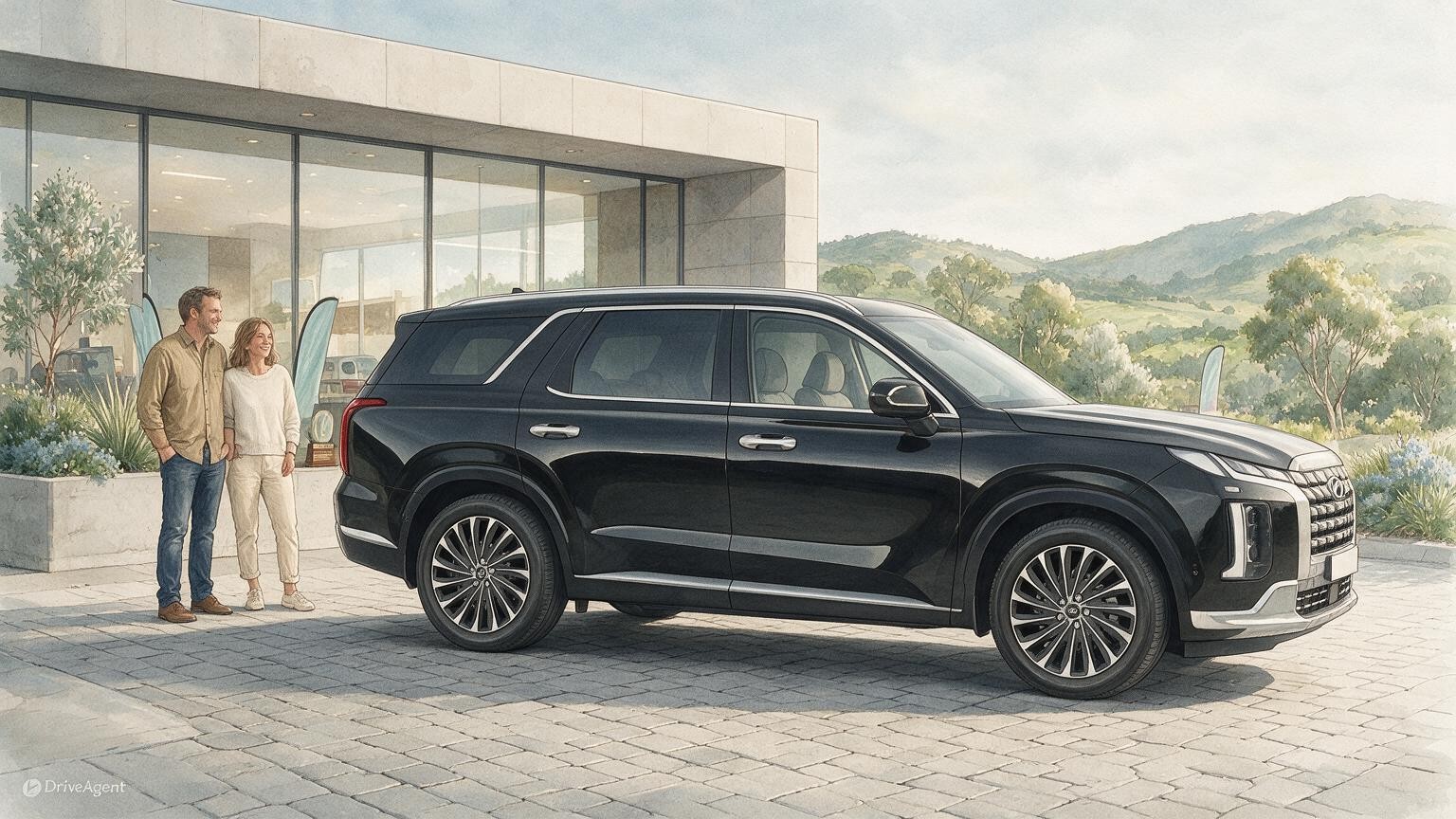DriveAgent illustration of the Hyundai Palisade